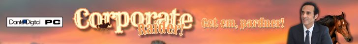 Corporate Raider! banner